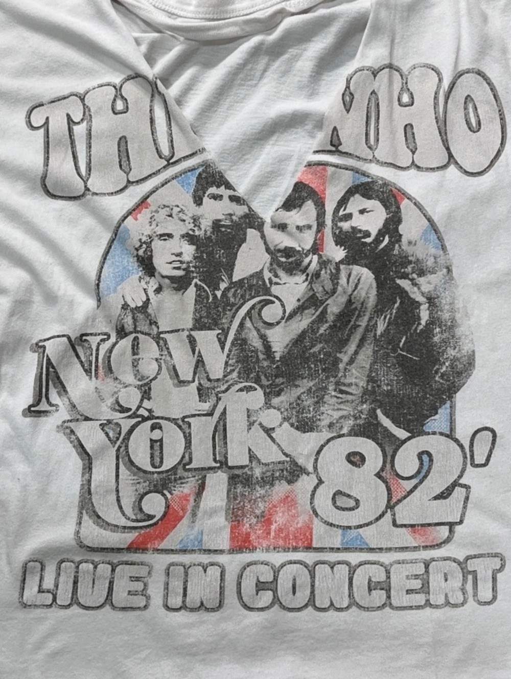 The Who Preowned Large V-Neck T-shirt
